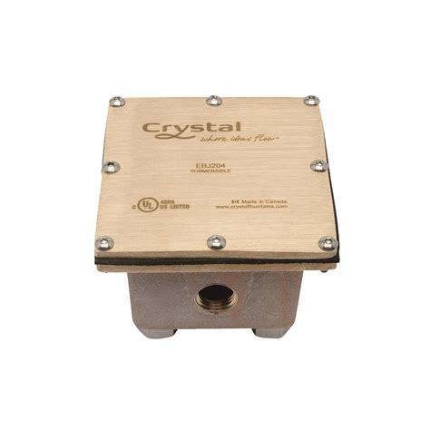 crystal fountains j4 underwater junction box|underwater electrical boxes.